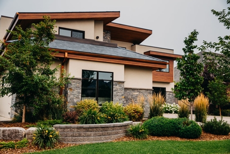 custom landscape project for a home