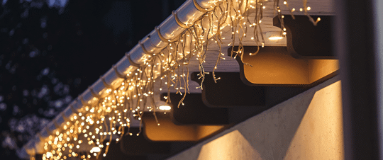 Christmas Lights on the Roof
