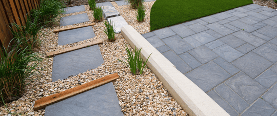 Gravel in landscaping