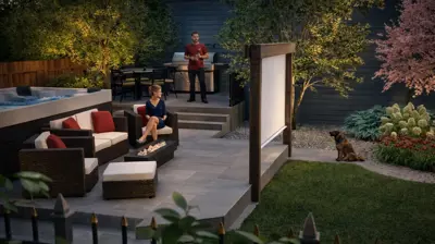 Full landscape including carpentry Photo